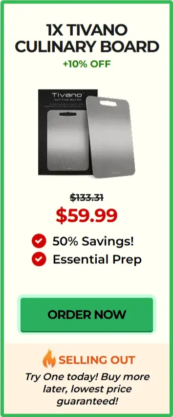Tivano Titanium Cutting Board discount