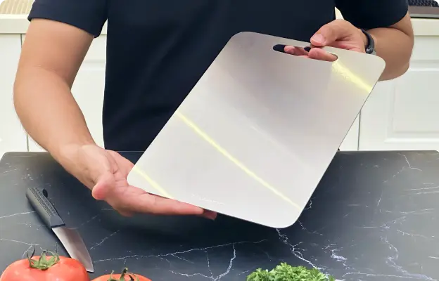 Tivano Titanium Cutting Board customer